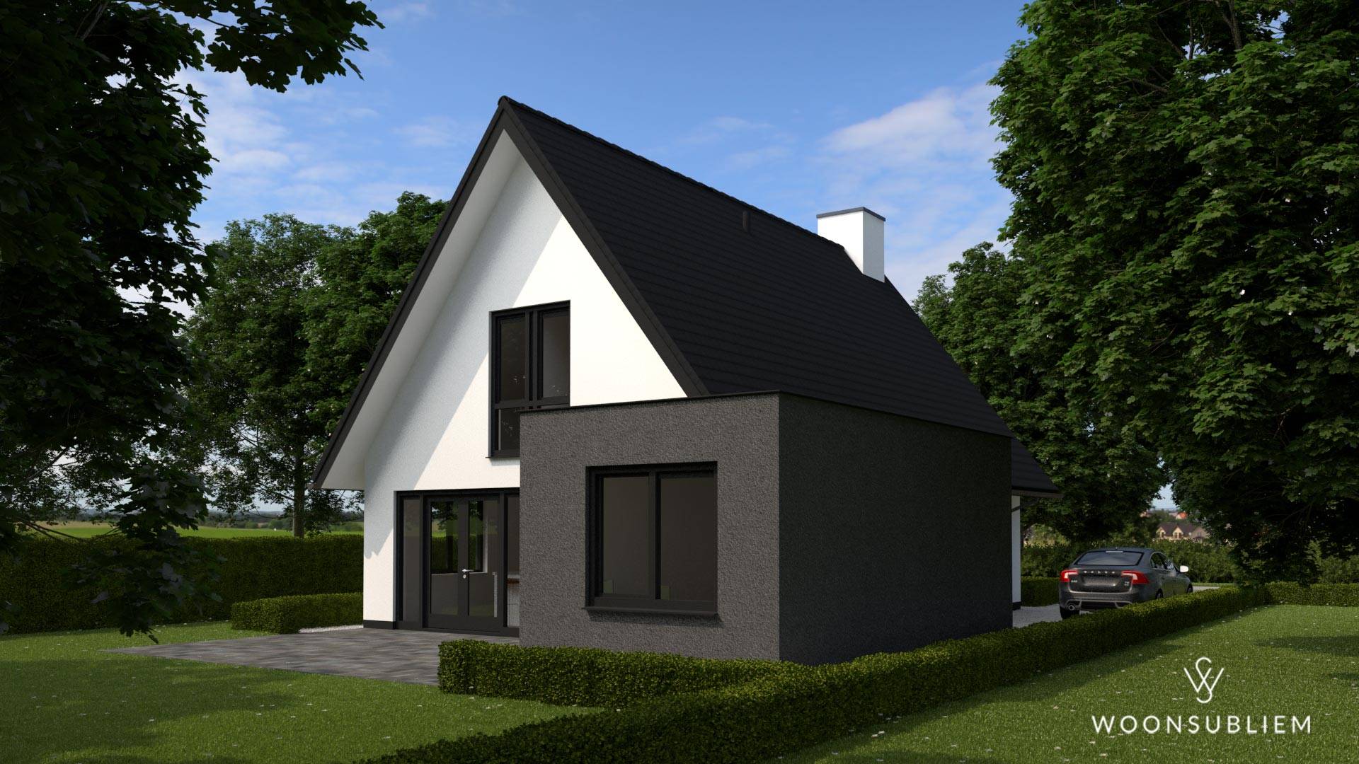 Stadsvilla in Zeddam #330 4 stadsvilla Doetinchem aanbouw