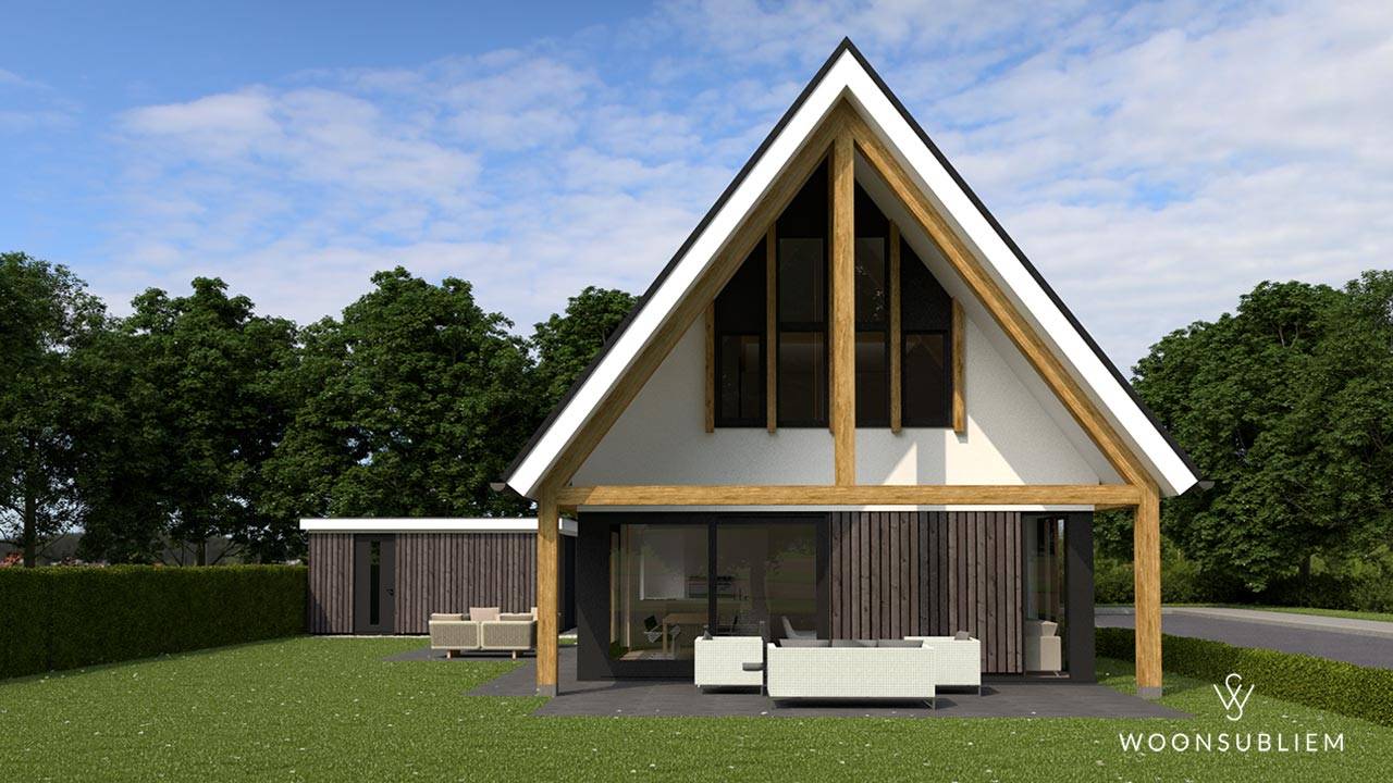Schuurwoning in Zevenaar #384 1 Schuurwoning zevenaar tuinzijde