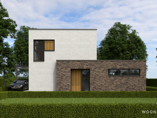 8 Bouwkavels Eelde Tynaarlo 32 Kubistische woning in Oosterwold #179