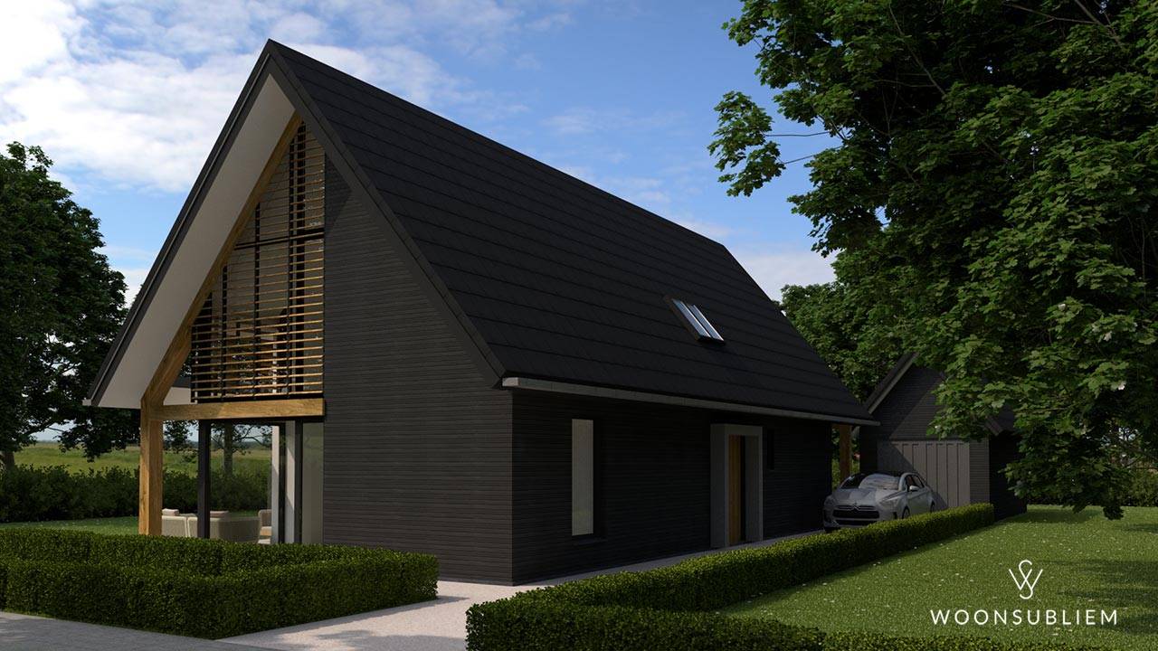 Woning in Doetinchem #300 5 schuurwoning met veranda en terras lamellen