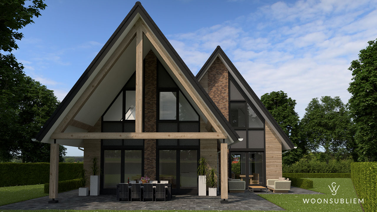 Woning in Wehl #303 3 Woning met dubbele kap achtergevel #303