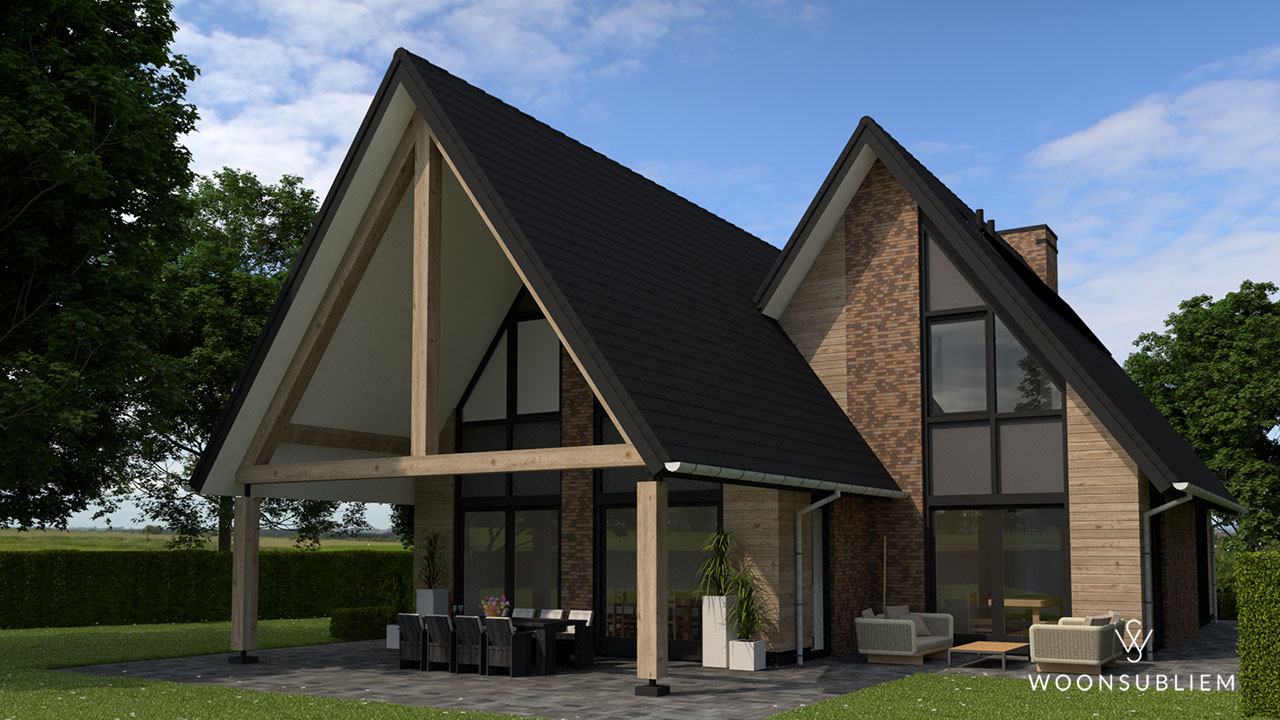 Woning in Wehl #303 2 woning met dubbele kap tuinzijde