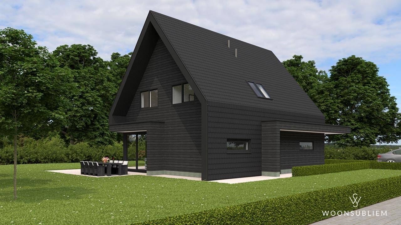 modern woningontwerp zwart overstek modern woningontwerp zwart overstek